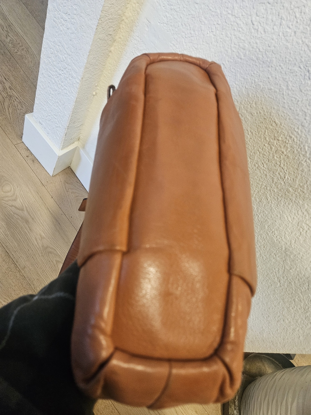 Coach Madison Isabelle Caramel Brown Pebbled Leather Hobo Bag 21224 - Picture 8 of 10